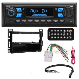 SSL/ American International Bluetooth Car Stereo Single DIN AM/FM Radio Receiver for 2005-2006 Chevy Cobalt