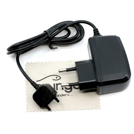 Charger for Sony Ericsson W200i, W205i, W300i, W302i, W350i, W380i, W395i, W508i, W550i, W580i, W595i, W610i, W660i, W700i, W705i Charging Cable Power Supply 1A OTB with Mungoo Display