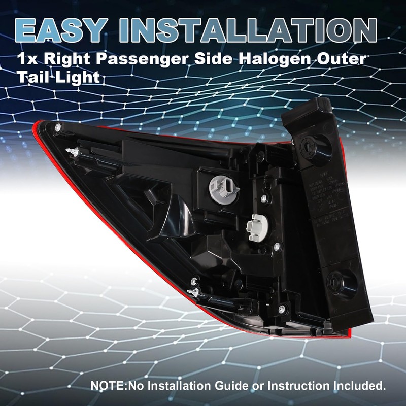 Sheraho Tail Light Compatible with 2019-2022 Honda HRV HR-V Replacement