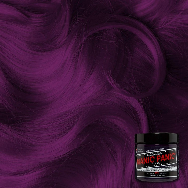 MANIC PANIC Classic Purple Haze Semi Permanent Hair Color -
