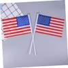 Operitacx USA Flags on Stick 50 Pack of Mini American