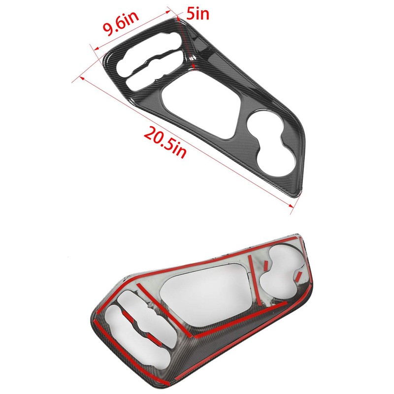 Voodonala for Challenger Gear Shift Shifter Panel Shift Lever Panel