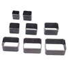 8pcs Leather Punch Cutter Mold High Carbon Steel Hollow Punch
