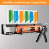Fardtry Caulking Gun Holder, Metal Caulk Tube Storage Rack, Wall