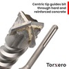 Torxero 1-1/4 X 36 in SDS MAX Bits, Rotary Hammer,