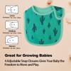 Maiwamita Pack of 6 Waterproof Cotton Bibs with Animal and