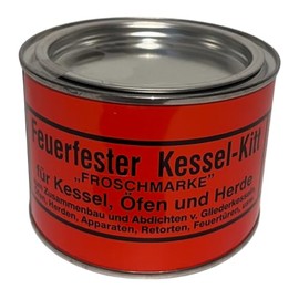 Fireproof Boiler Kit, 500 g Tub, Seal Against Flue Gases When Used on Boiler Systems, Ovens, and Cookers (500g)