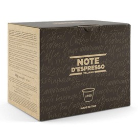 Note D'Espresso Caffè Qualità Oro, Capsule Compatibili con Sistema NESPRESSO, 100 Caps