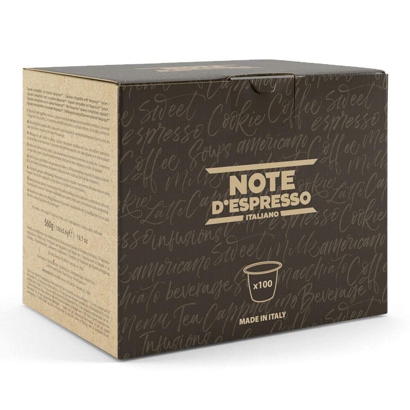 Note D'Espresso Caffè Qualità Oro, Capsule Compatibili con Sistema NESPRESSO,
