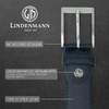 LINDENMANN Men's Full Leather Belt Made of Cowhide Leather, 35