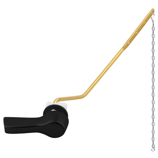 Hygie Rinse Hardware Handle, Matteblack Toilet Tank Side Mount Handle,