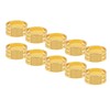 60pcs Sewing Thimbles Exquisite Copper Sewing Finger Protectors for Hand