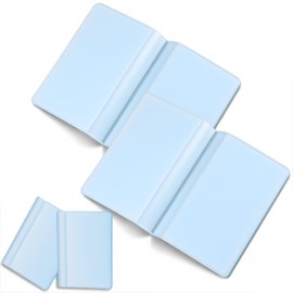 Set of 4 Plastic Credit Card Holder Wallet Photo Insert with 10 Page 20 Slots, Clear Card Wallet Inserts Protector for Medicare Social Security ID Photoy, Compatible with Bifold Wallets for Men Women