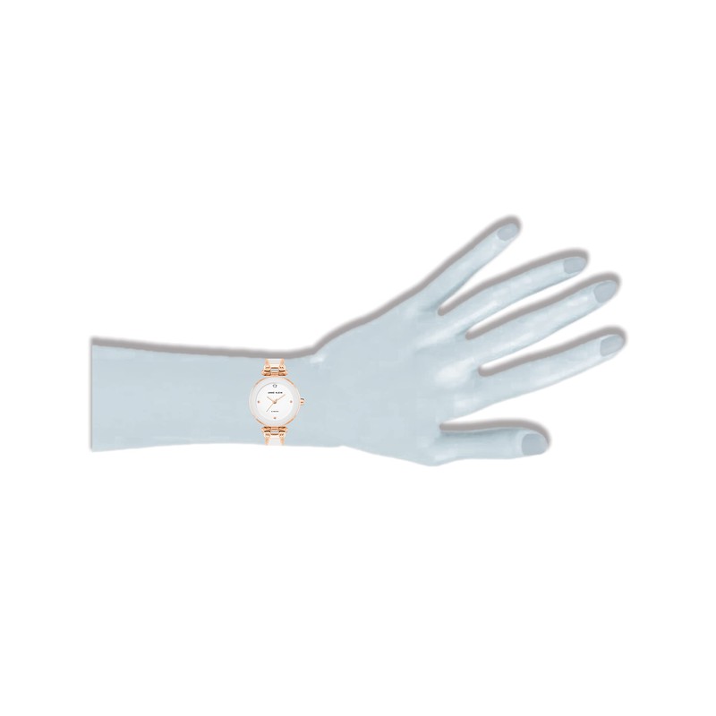 Anne Klein Women's Genuine Diamond Dial Bangle Watch, AK/1980