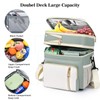 BAGNN Lunch Box for Women/Men-Insulated Lunch Bag-Expandable Double Cooler Bag-Reusable