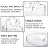 Fixwal Glass Purse Vase for Flowers, Clear Bag Vases with