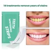 Teeth WHITENING Strips-Dentists FORMULATED-Residue Free-Non Sensitive-Enamel Safe-Mint FLAVOUR-14 Treatments 28