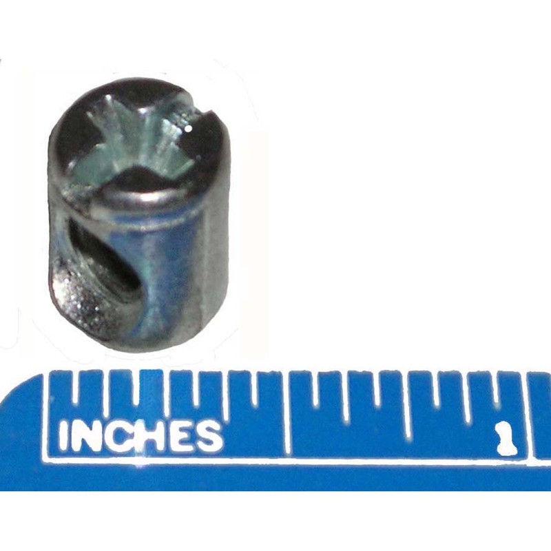 1/4"-20 Thread Cross Dowel Barrel Nuts 1/2" High (10 Pack)