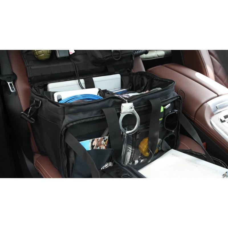 AUTOXBERT Patrol Bag Military Car Seat Organizer Storage Police Duty