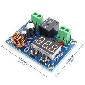 Topker XH-M609 DC 12V-36V Voltage Protection Module Low Voltage Disconnect Precise Undervoltage Protection Board