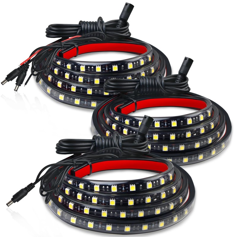 3Pcs 60 Inch Truck Bed Lights, Avenemark Waterproof 12V LED