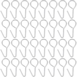 CAASFOOY Car Seat Cover Attachment Hooks S Hooks Small Cushion Car Seat Hooks S Design Cushion Car Seat Hooks Car Accessories Pack of 120 Car Seat Covers for Attaching to Hangers