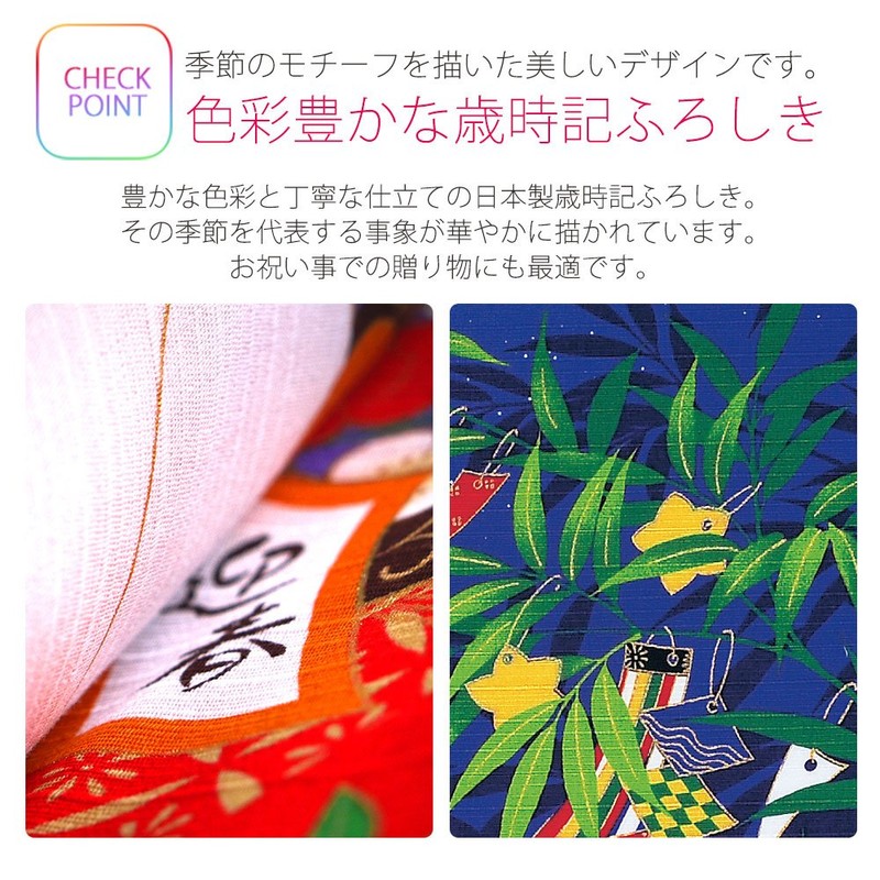 Kyoto Kimono Cafe "Yusoku" Saijiki Small Bath Seasonal Design Tapestry,