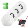 4 Pack Spin Mop Replacement Heads Microfiber Mop Refills Replace