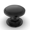 Amerdeco 10 Pack 1-1/4 inch Kitchen Cabinet Knobs Matte Black
