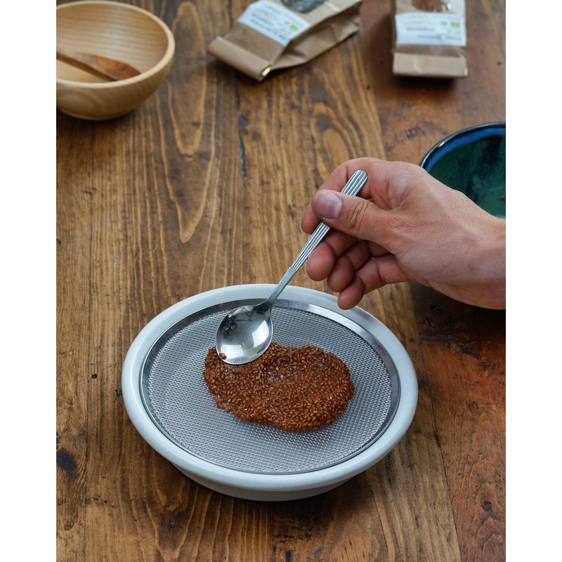 ESCHENFELDER Kressesieb 12cm aus Keramik | Edelstahl | Herstellung in