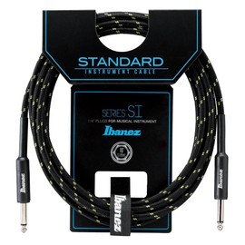 Ibanez SI10-BG 10 ft 2 Straight Plugs Standard Woven Instrument Cable - Beige