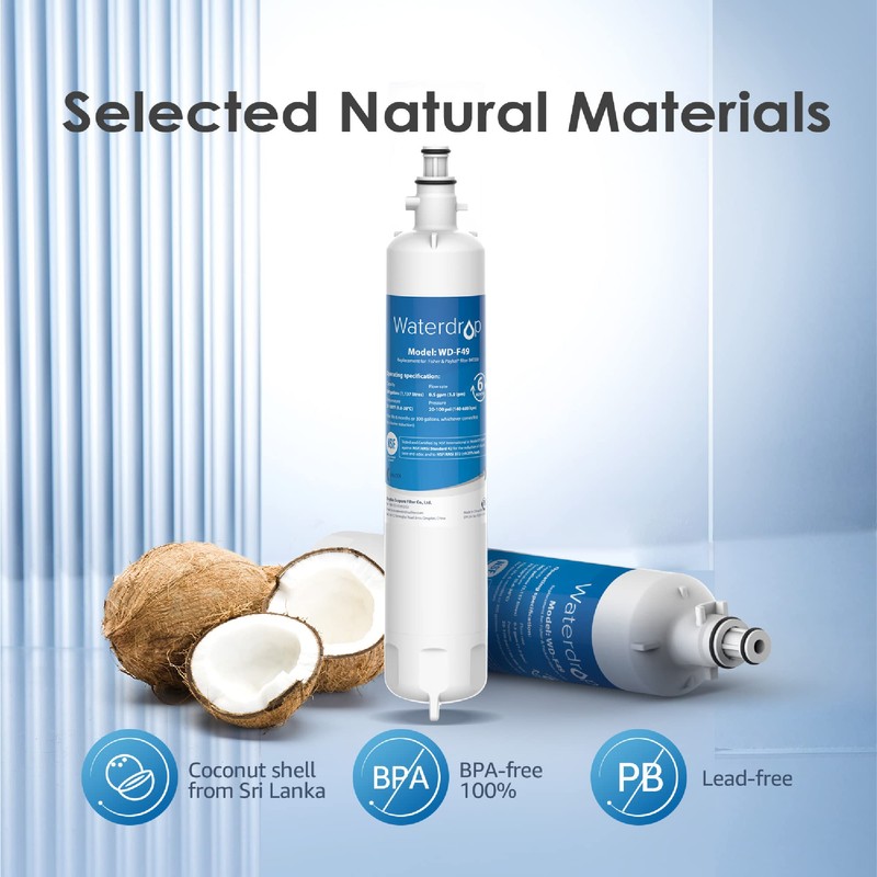 Waterdrop 847200 Refrigerator Water Filter Replacement for Fisher & Paykel®