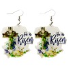 He Is Risen Large Earrings