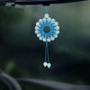 Blue Handcrafted Beaded Dream Catchers,Crystal Sunlight-CatchingPendants, Cute Cryrstal Beads Hanging