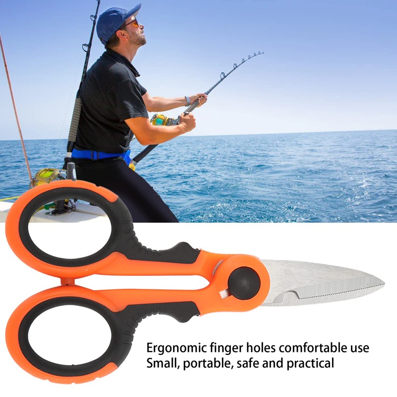 Fishing Line Scissors, Fishing Scissors, Saltwater Freshwater Braid Scissors, Line