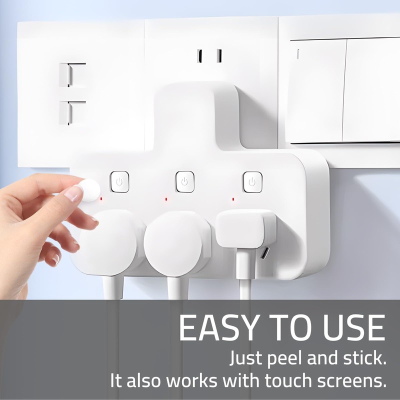 JIEHENG Light Blocking Stickers,Blackout Sticker for Electronic,2 Sheets Cover White