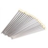 22Pcs Knitting Needles Stainless Steel Straight Single Pointed HandMade Wool