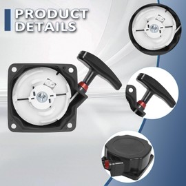 PODOY Recoil Pull Starter for Compatible with Earthquake E43 E43CE E43WC MD43 Earth Auger 300430 Power Head Mini Cultivators.