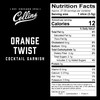 Collins 10 oz. Orange Twist in Syrup Garnishes, 10.9 Ounce