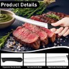 ddseexhe 32 Pcs Serrated Steak Knives Set,8.5 Inch Stainless Steel