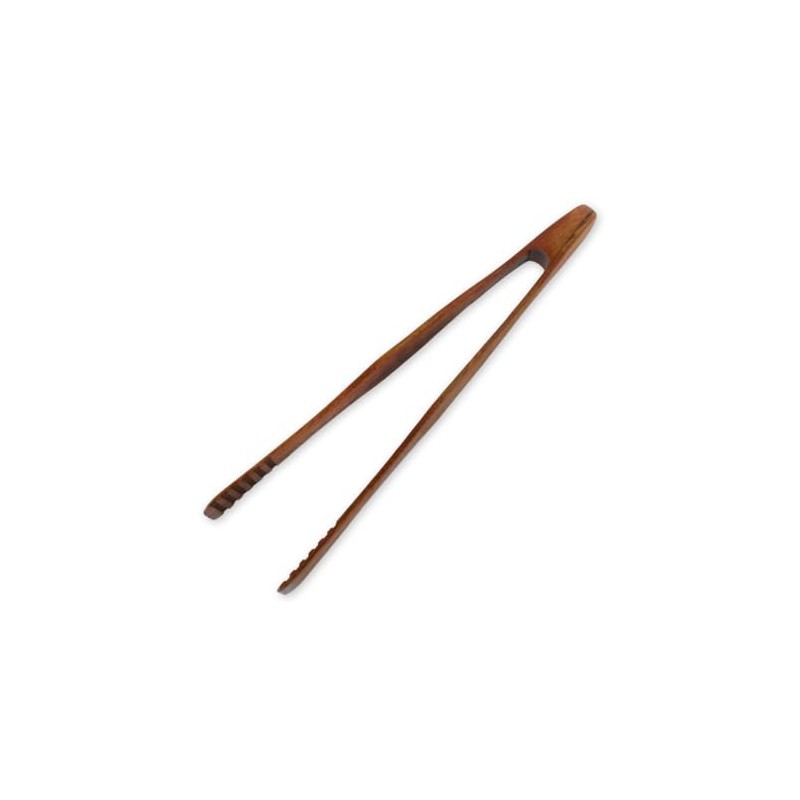 J-kitchens Wooden Tongs, Simple Type, Lacquered 10.5 inches (26.7 cm)