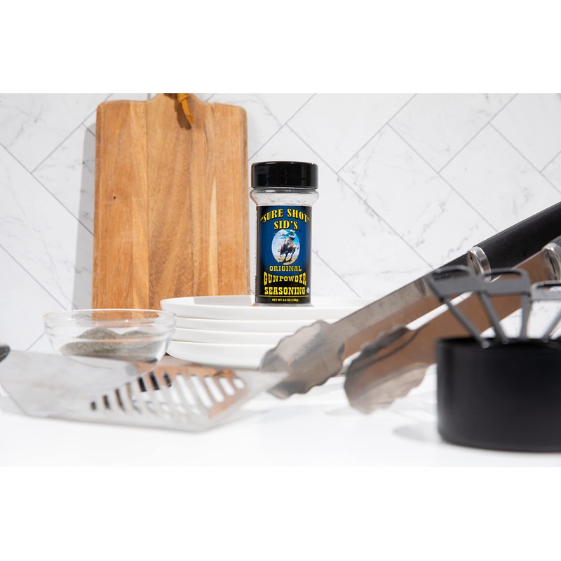 Sure Shot Sid’s Gunpowder Seasoning - Famous Bbq Rub Powder