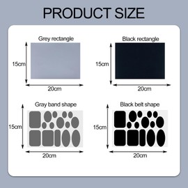 Benaewa 96 Pcs Repair Patches for Down Jacket, Tents, Waterproof Tenacious Tape, Puncture Repair Kit for Air Mattress, Inflatables (Black Grey)