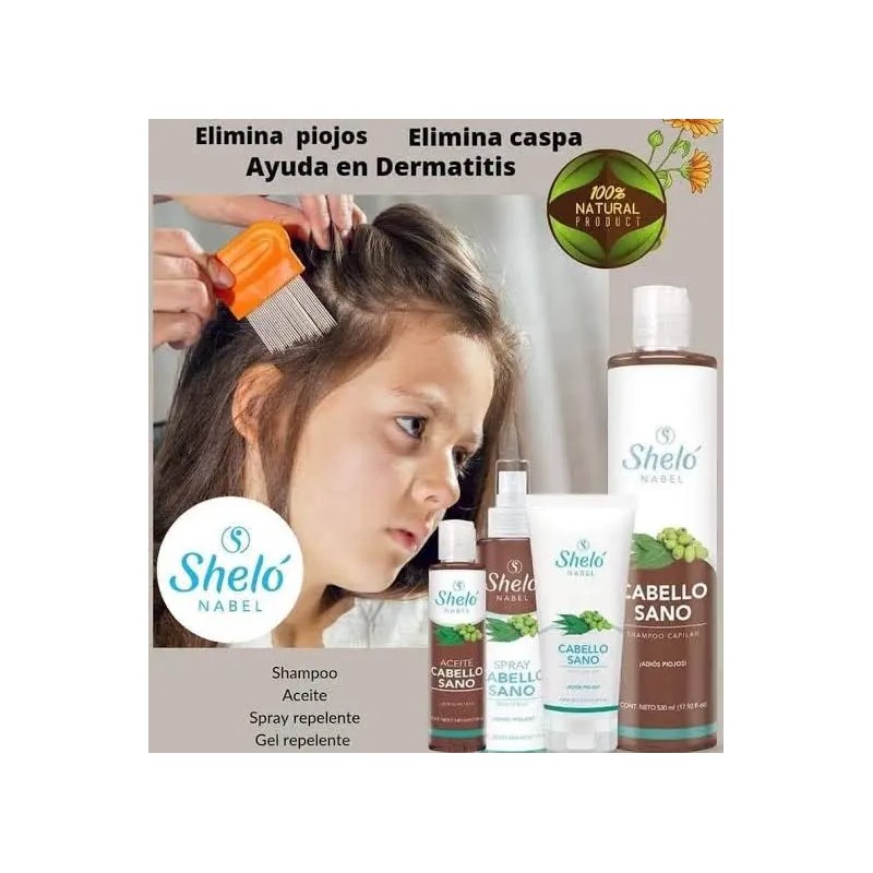 Shampoo Gel Cabello Sano Sheló Nabel