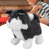 Electric Stimulation Plush Toy Pomeranian Pet Toy Husky Stuffed Animals