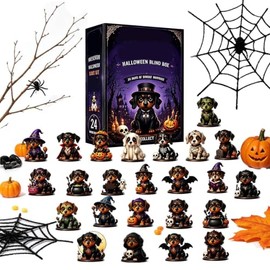 Calendario de Adviento Halloween 24 2d Figuritas Acrílicas Espeluznantes