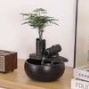Ceramic Tabletop Fountain Water Feature Fall Indoor and Outdoor Decoration