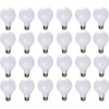 Simply Conserve 6 Watt LED Globe Light Bulbs, 24-Pack Bulk,
