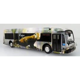 Iconic Replicas Proterra Catalyst ZX5 Diecast Bus Roam Transit-Alberta Rockies Canada 1:87-HO Scale New in The Box