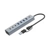 CONCEPTRONIC HUBBIES20G 7-Port USB 3.2 Gen 1 Hub, 5Gbps, USB-C